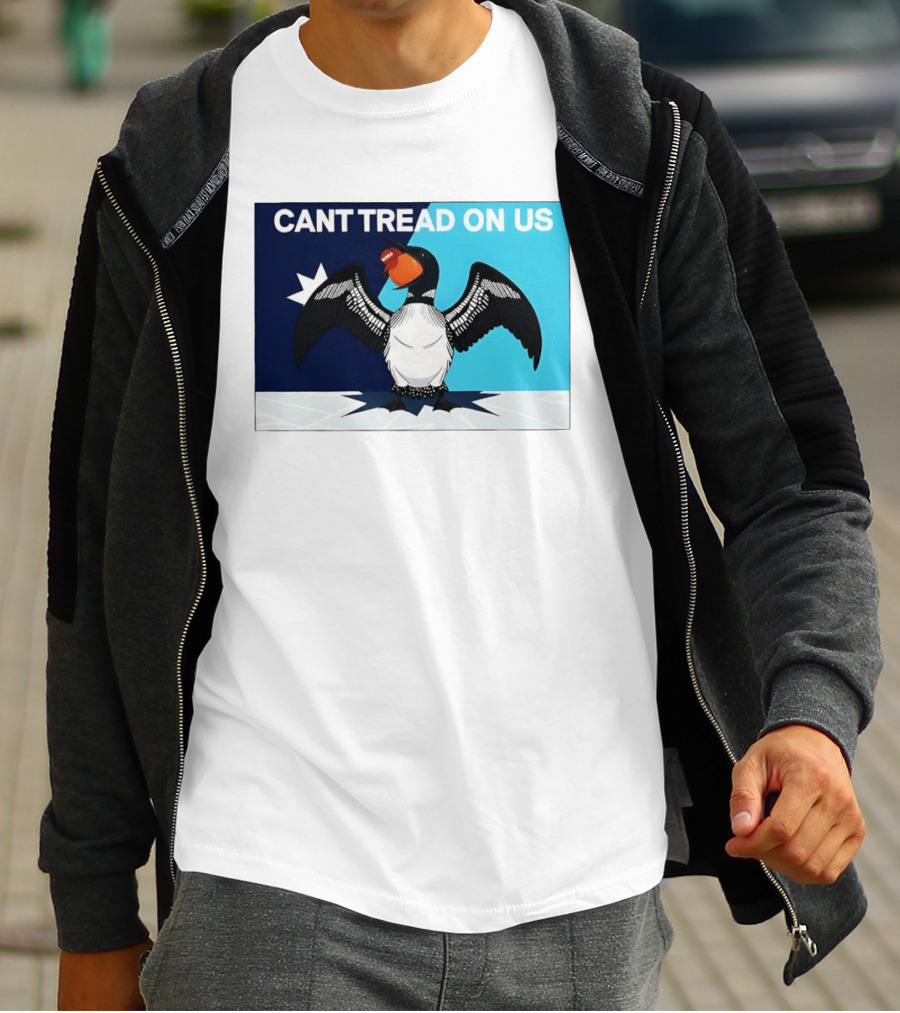 Can't Tread On Us MN State Bird Loon Protest Star T-Shirt