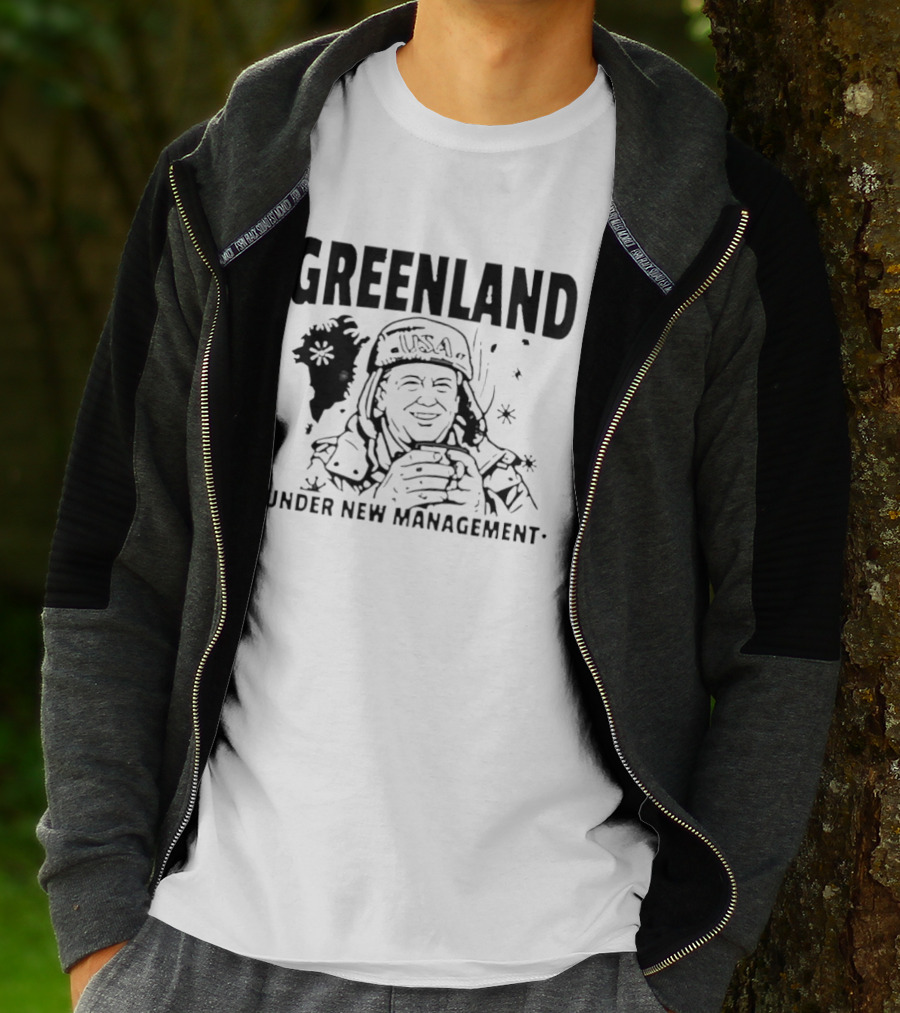 Greenland USA Hat Under New Management T-Shirt