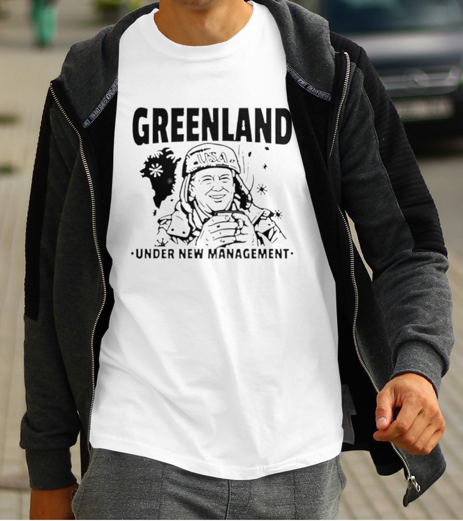 Greenland USA Hat Under New Management T-Shirt