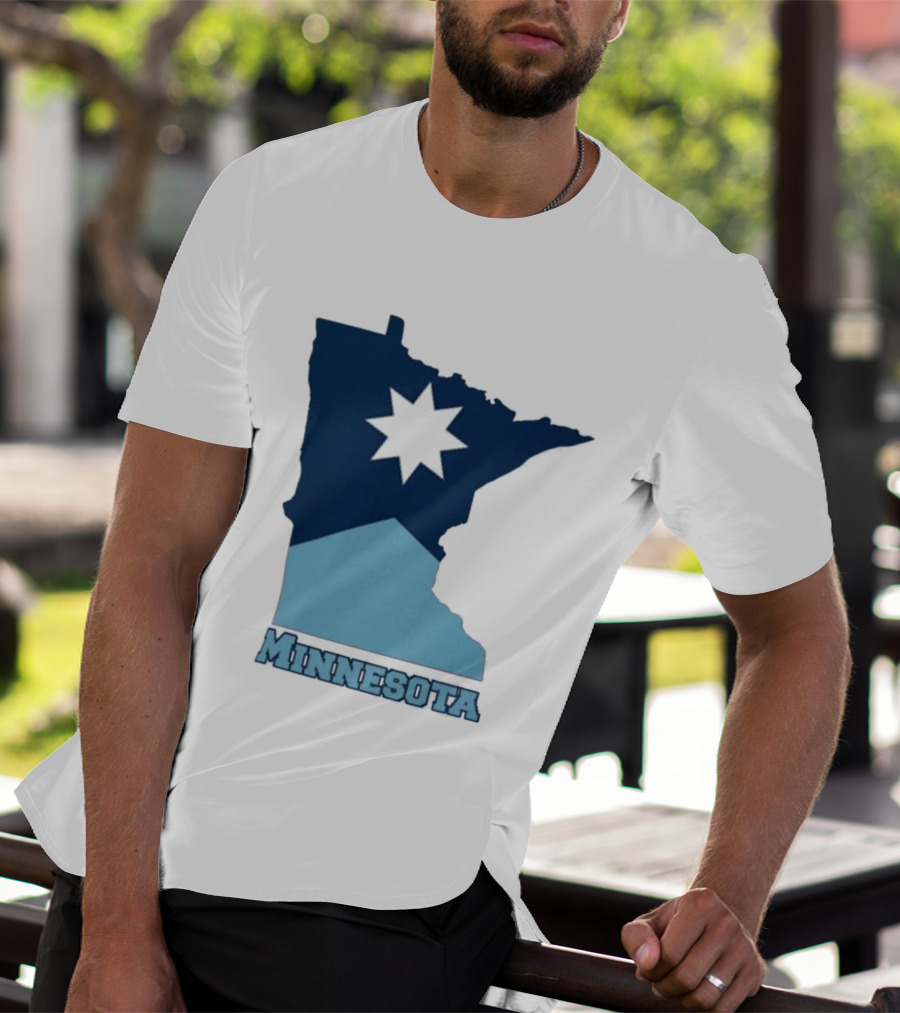 Minnesota Strong Star Map T-Shirt