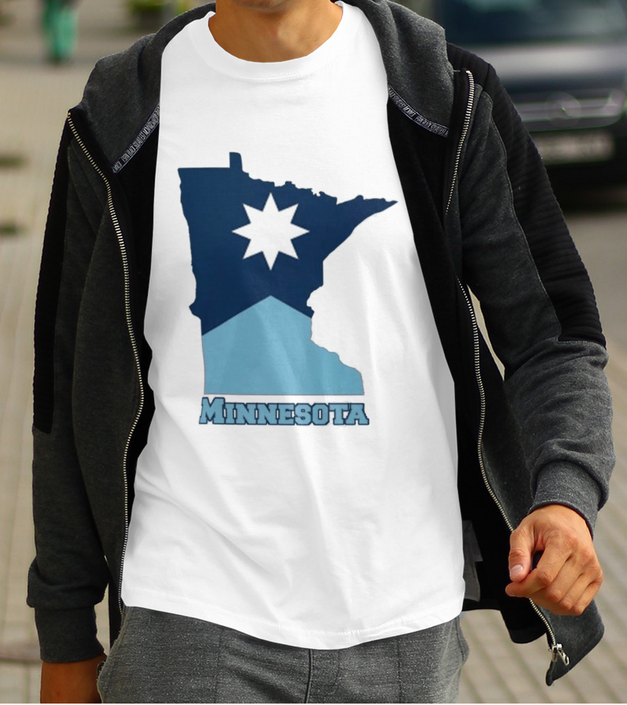 Minnesota Strong Star Map T-Shirt