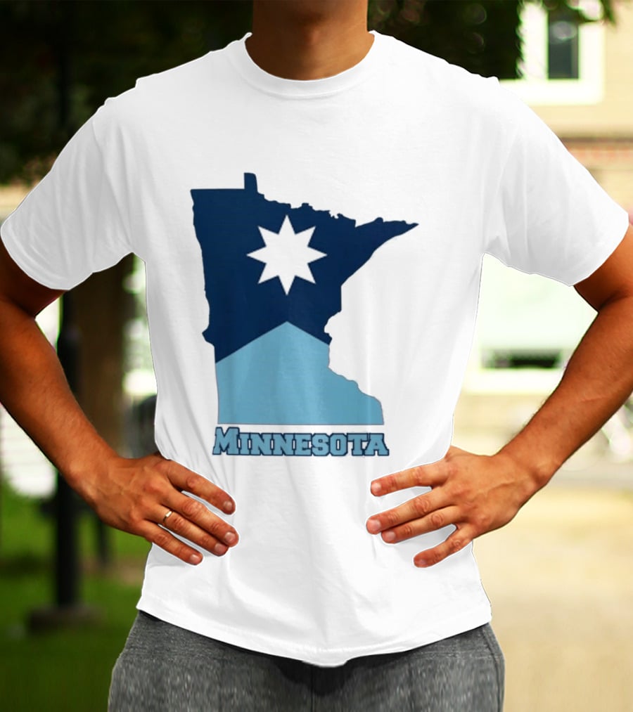 Minnesota Strong Star Map T-Shirt