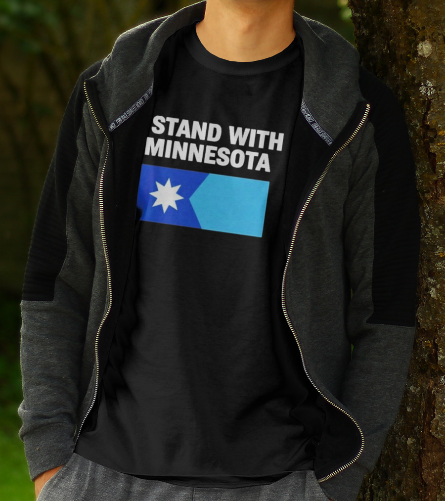 I Stand With Minnesota Flag Minnesota Strong T-Shirt