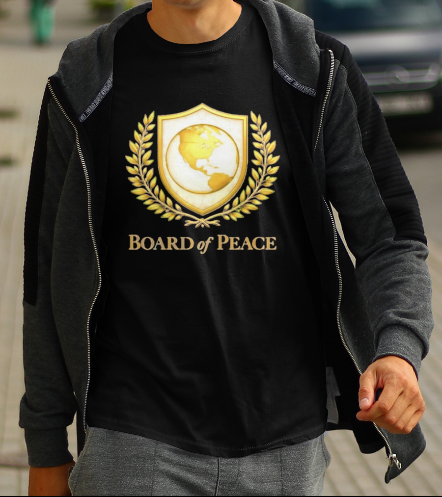 Board Of Peace Gold World Shield And Laurel T-Shirt