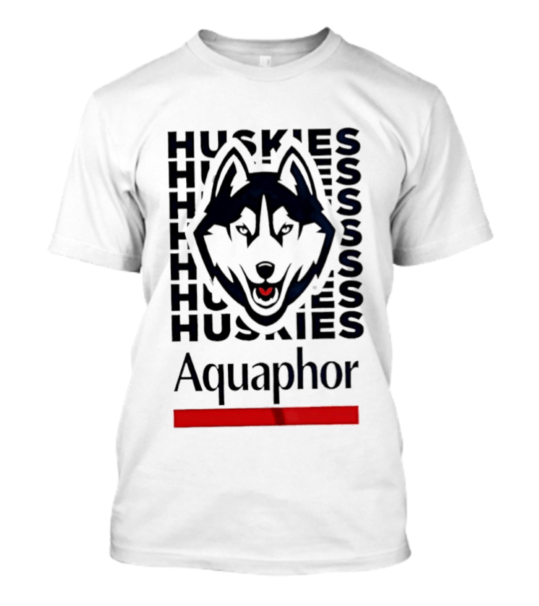 Uconn Huskies Basketball Aquaphor Huskies T-Shirt