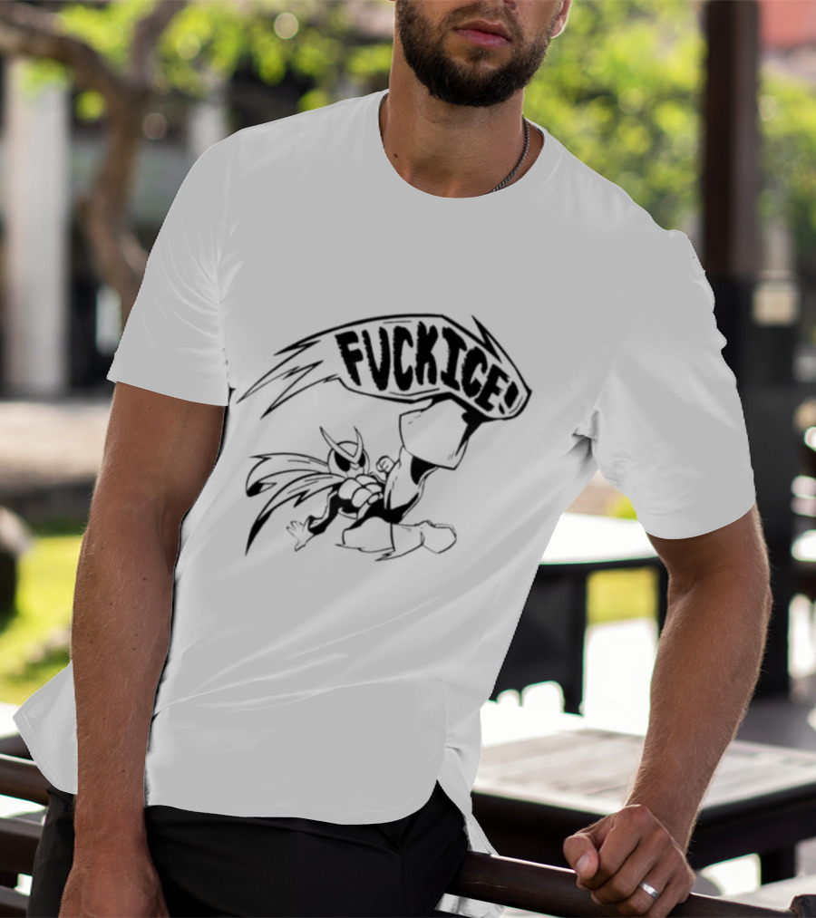 Mask Change Fvck Ice Kick Dynamic Character Action Comic T-Shirt