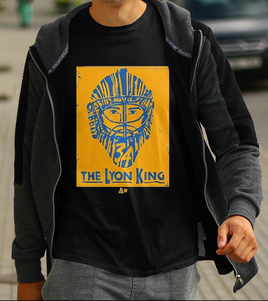 The Lyon King 34 Hockey Mask T-Shirt