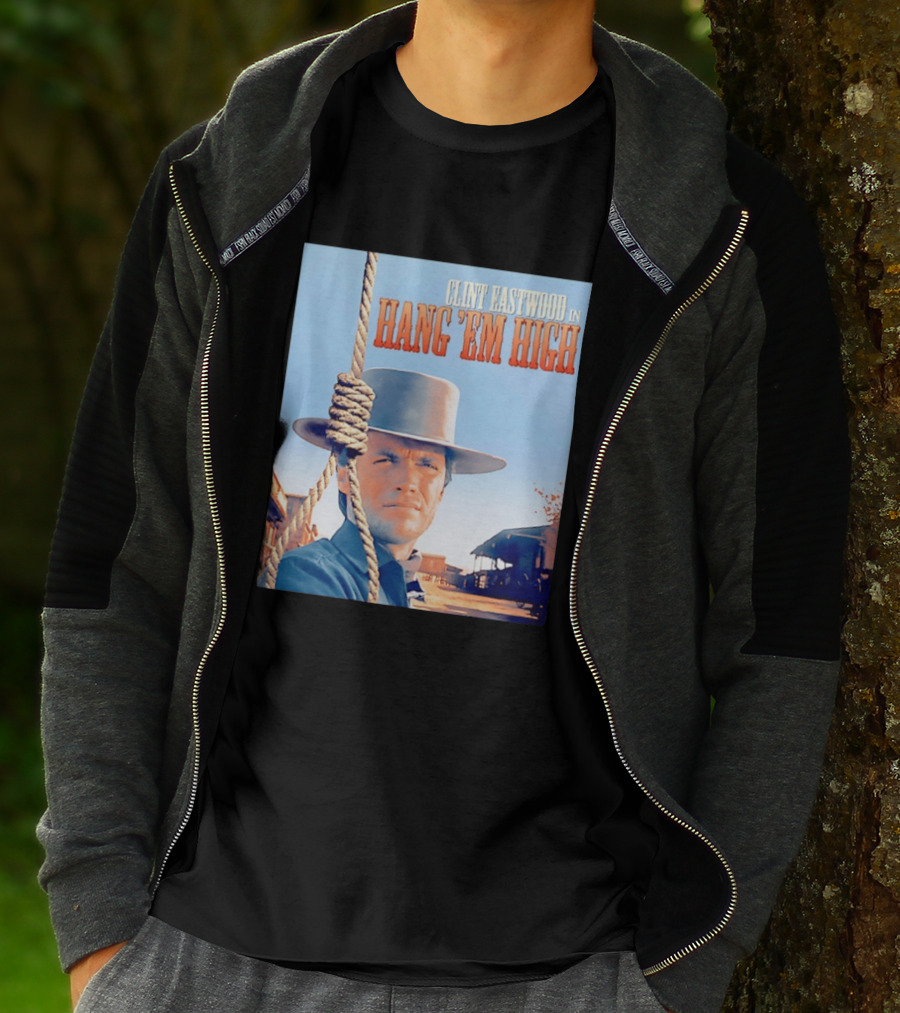 Clint Eastwood In Hang 'Em High Classic Western Film T-Shirt