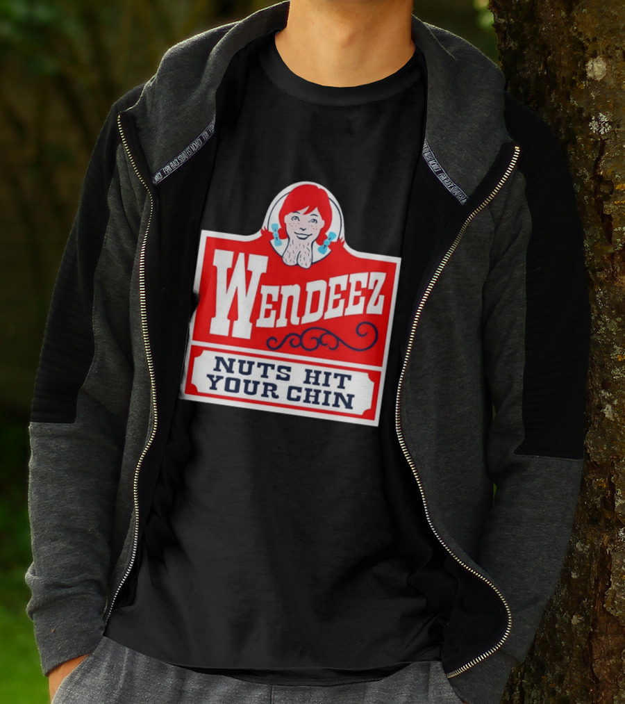 Wendeez Nuts Hit Your Chin Retro Fast Food T-Shirt
