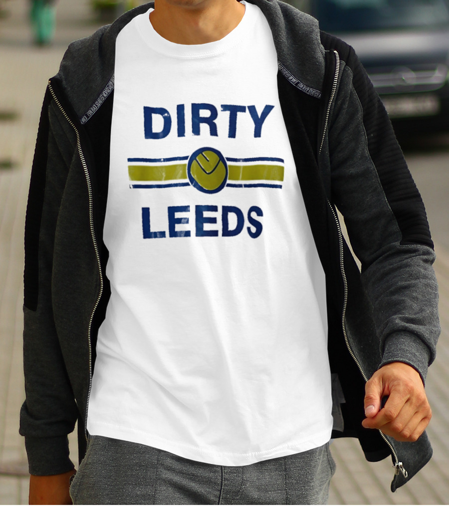 Dirty Leeds Leeds United FC Retro Fan Spirit T-Shirt