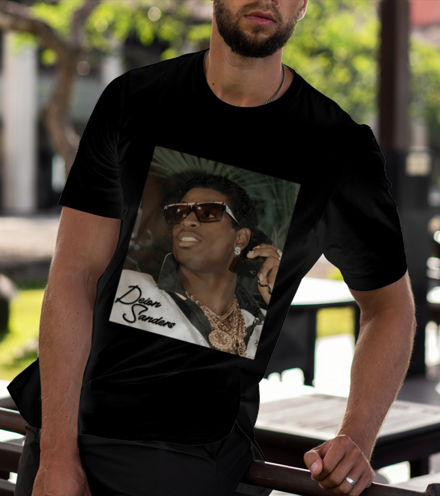Deion Sanders Phone Call Fashion 1989 T-Shirt