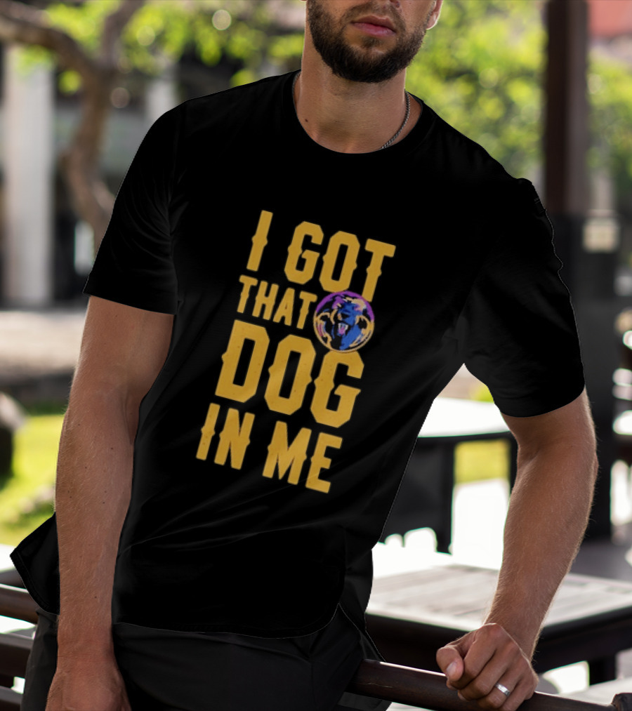 Michigan Dogmen I Got That Dog In Me Bold Team Spirit Rugged T-Shirt