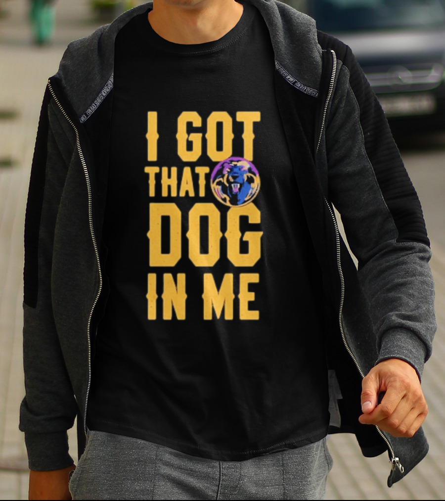 Michigan Dogmen I Got That Dog In Me Bold Team Spirit Rugged T-Shirt
