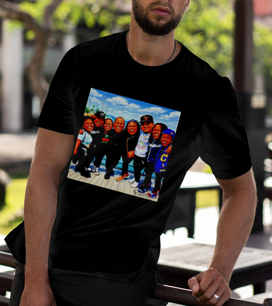Family Bunch By Dezo Matching Crew Scenic Smiles T-Shirt