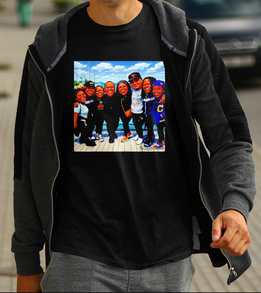 Family Bunch By Dezo Matching Crew Scenic Smiles T-Shirt