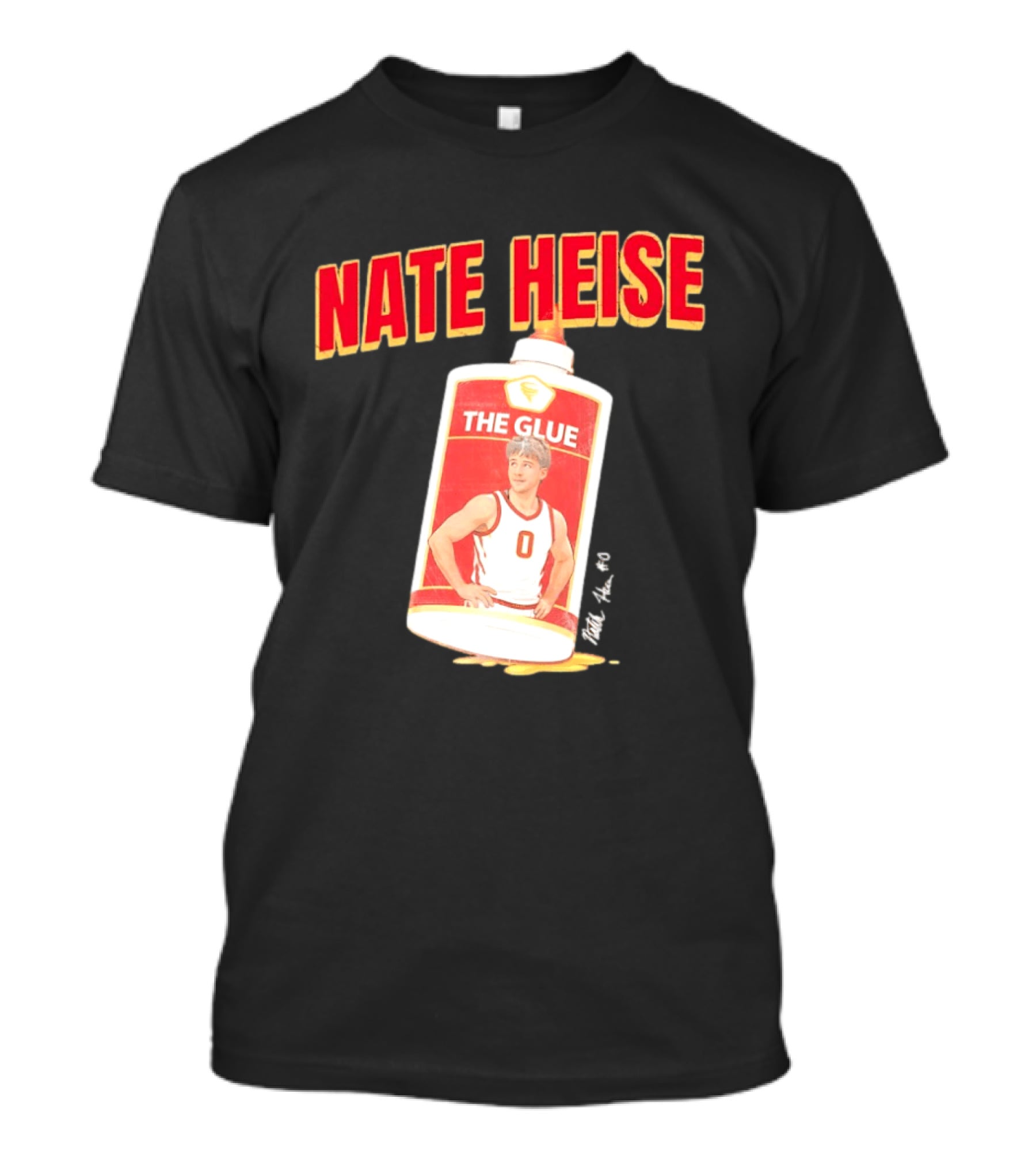 Nate Heise The Glue Bottle Basketball Player T-Shirt