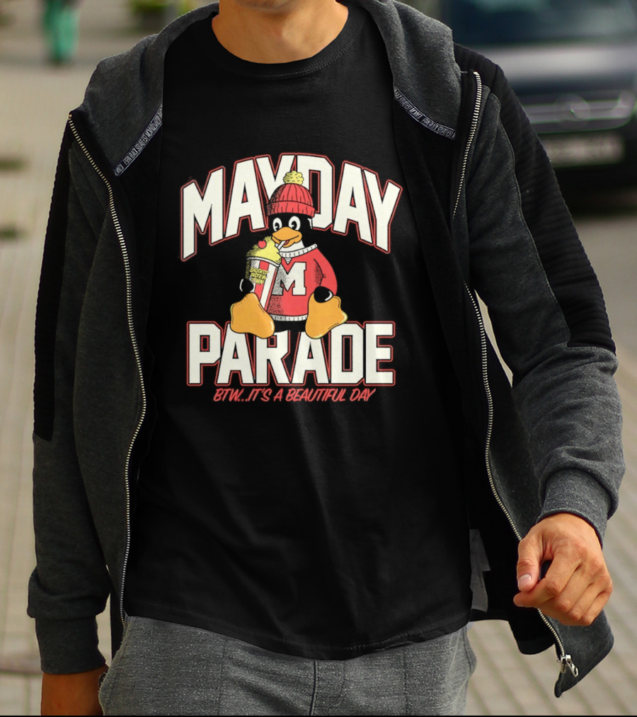 Penguin Mayday Parade BTW It's A Beautiful Day T-Shirt