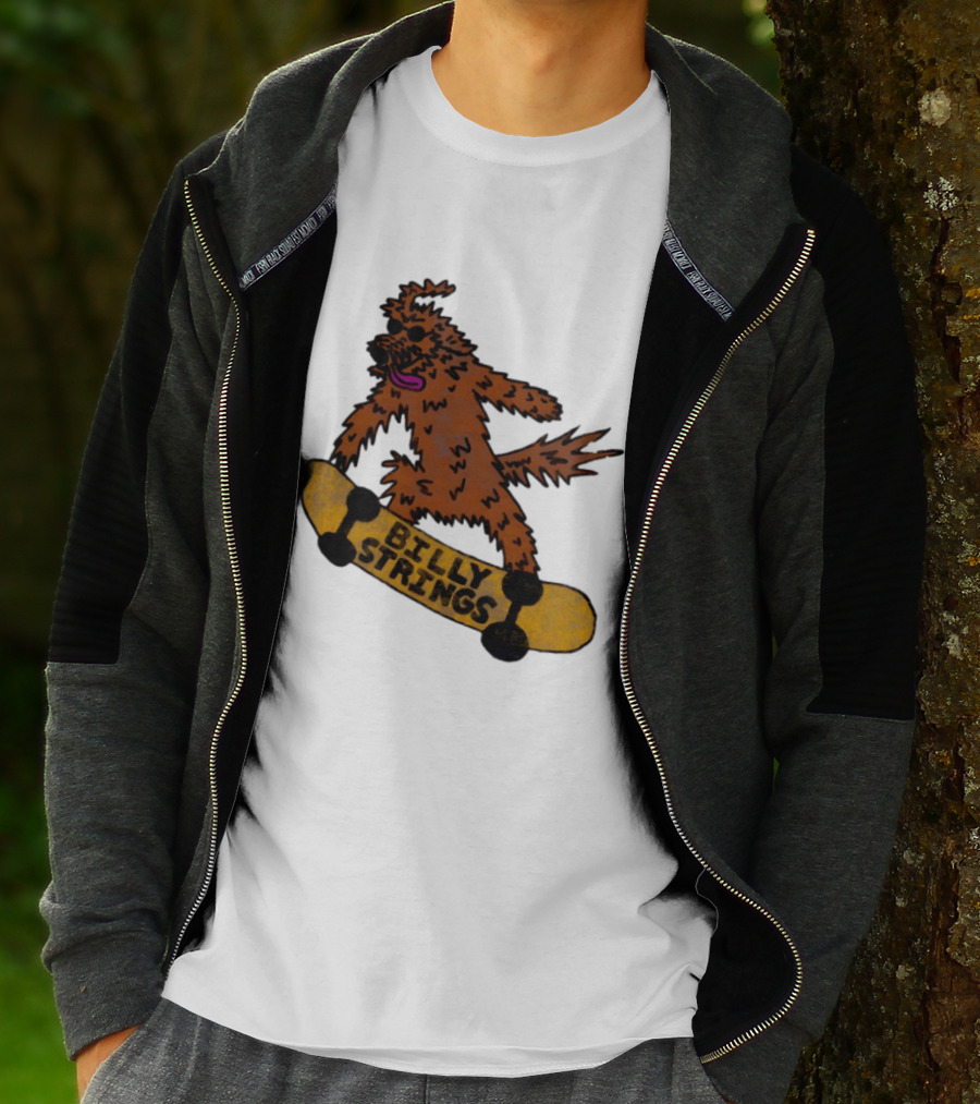 Billy Strings Skateboarding Dog T-Shirt