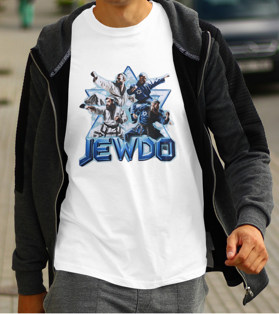 Jewdo Martial Arts Star Of David Karate Fighters T-Shirt