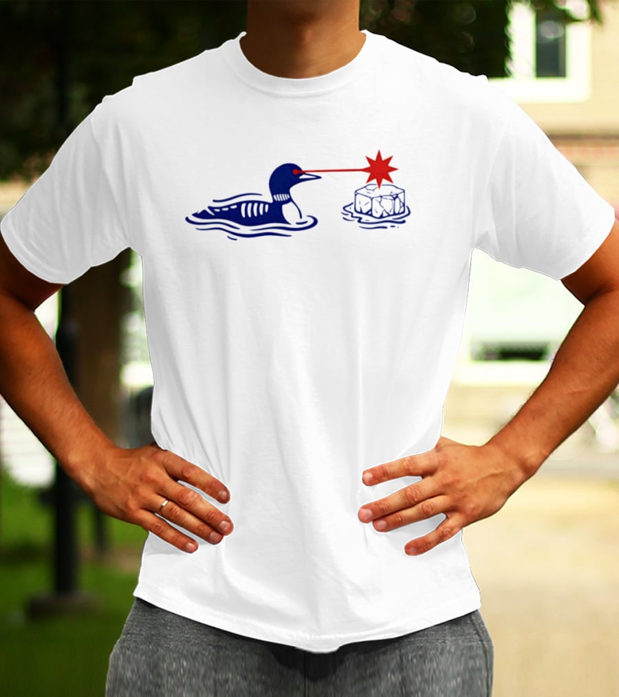 Minnesota Loon Resistance Anti Ice Laser Vision T-Shirt