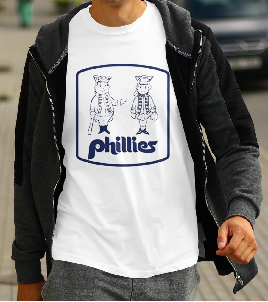 Philadelphia Phillies 1976 Vintage Mascots Baseball Team Clothing T-Shirt