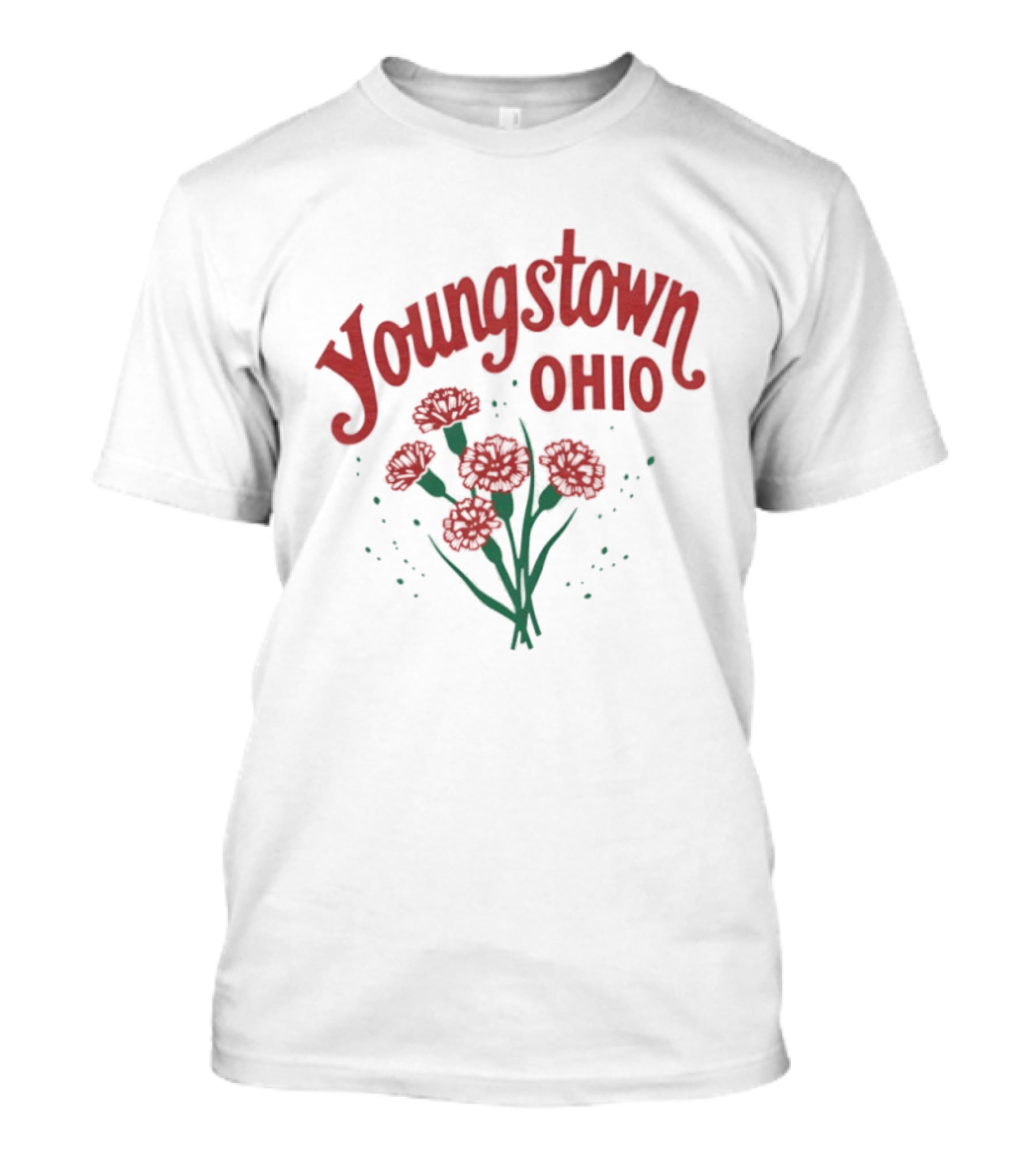 Youngstown Ohio Carnation Flowers T-Shirt