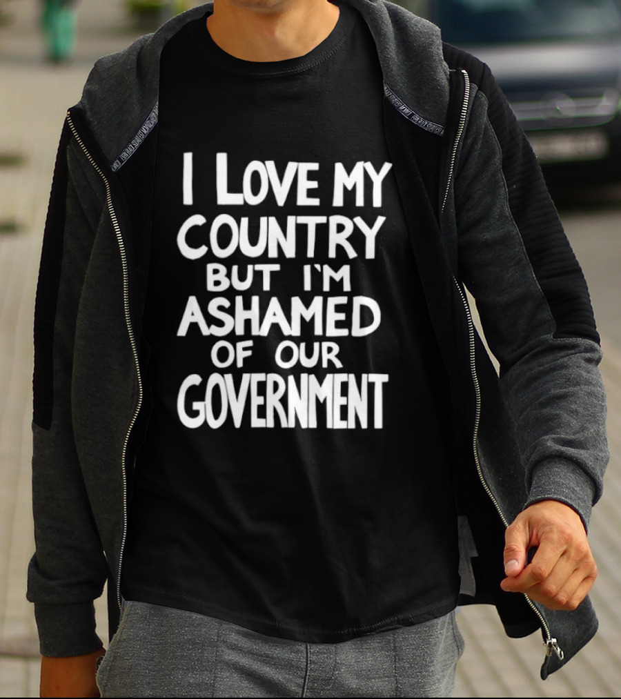Billie Eilish I Love My Country But I'm Ashamed Of Our Government T-Shirt