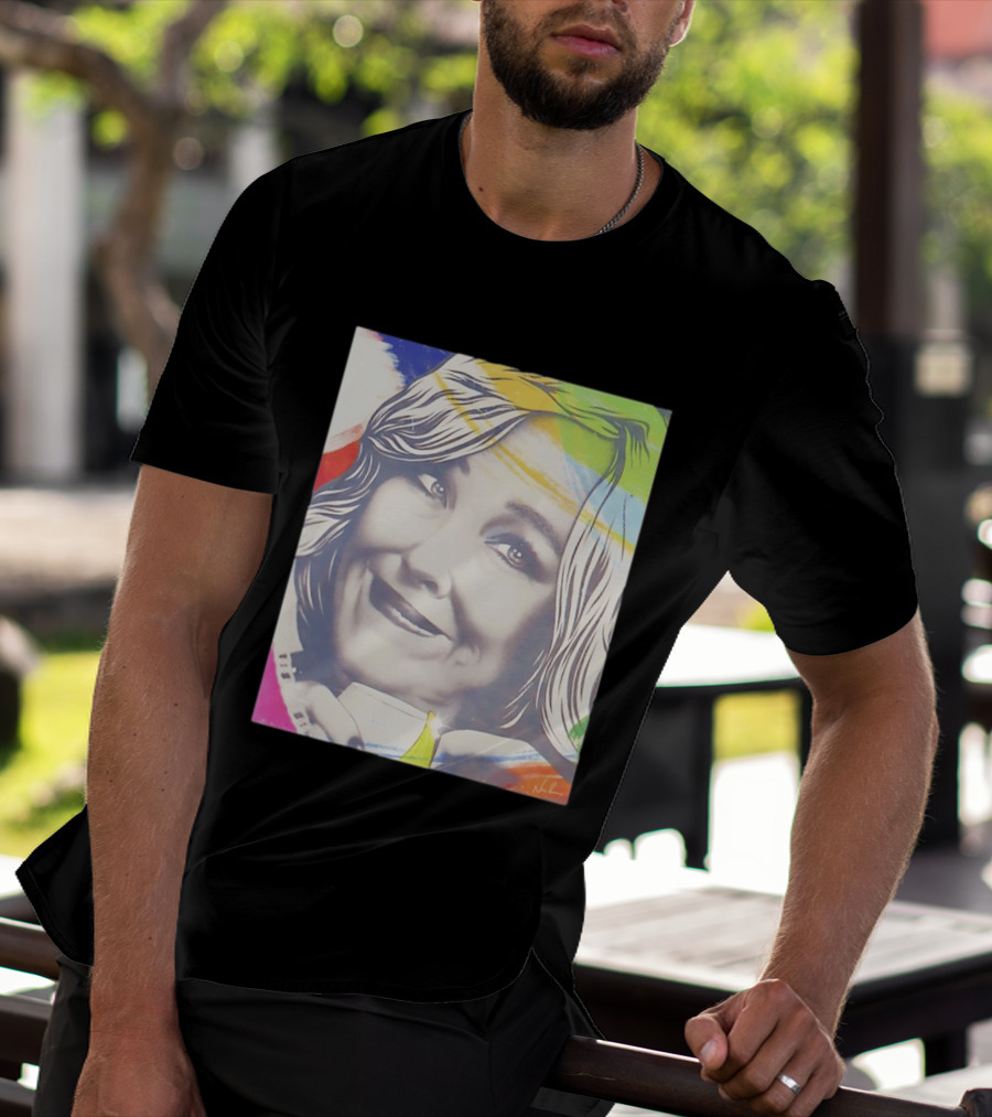 Catherine O'Hara Pop Art Style With Colorful Brushstrokes T-Shirt