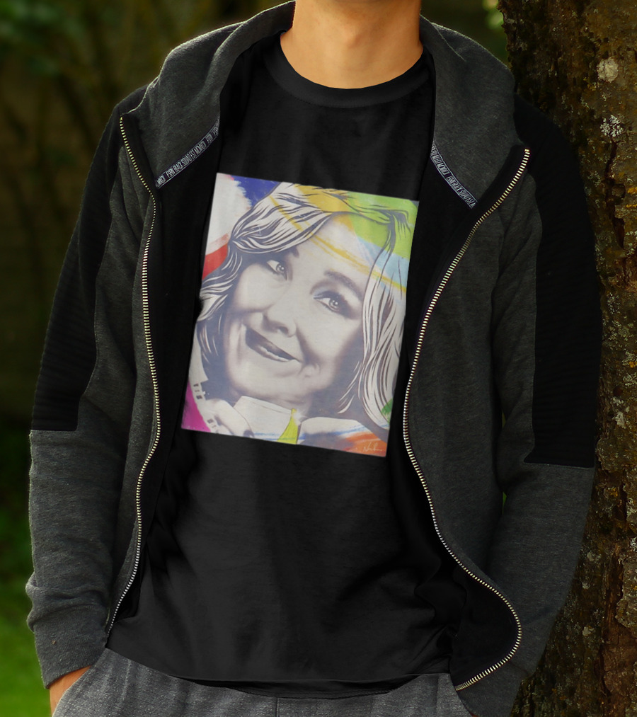 Catherine O'Hara Pop Art Style With Colorful Brushstrokes T-Shirt