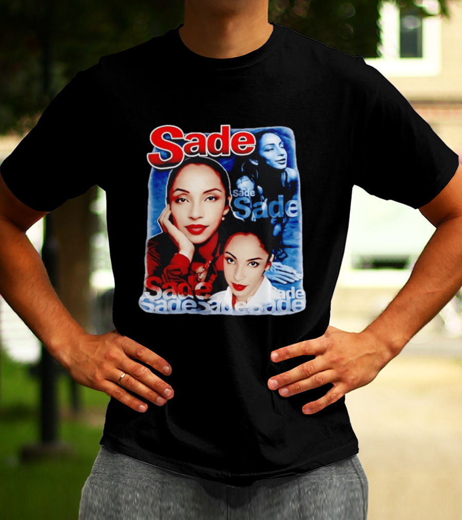 Sade Lovers Rock Tour Vintage Style Collage T-Shirt