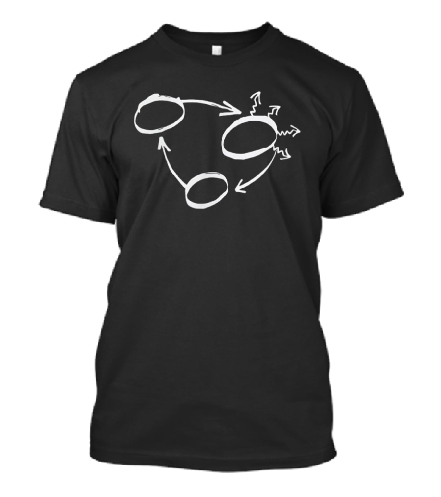 Three Circles Evangelism Diagram Arrows T-Shirt