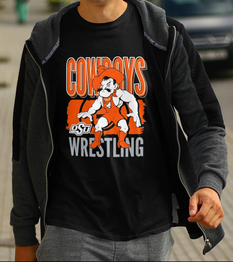 Cowboys OSU Wrestling Oklahoma State T-Shirt