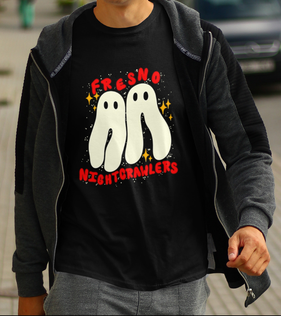 Fresno Nightcrawlers Ghost Legends Bright Starry Spirits T-Shirt