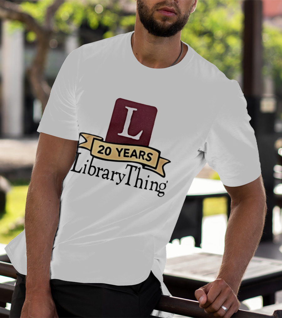 20 Years LibraryThing L Anniversary Celebration T-Shirt