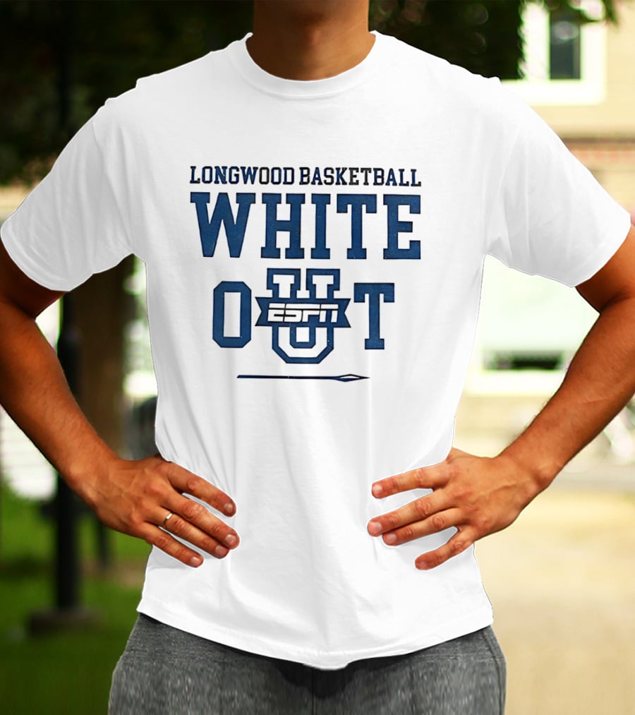 Longwood Basketball White Out ESPN Event T-Shirt