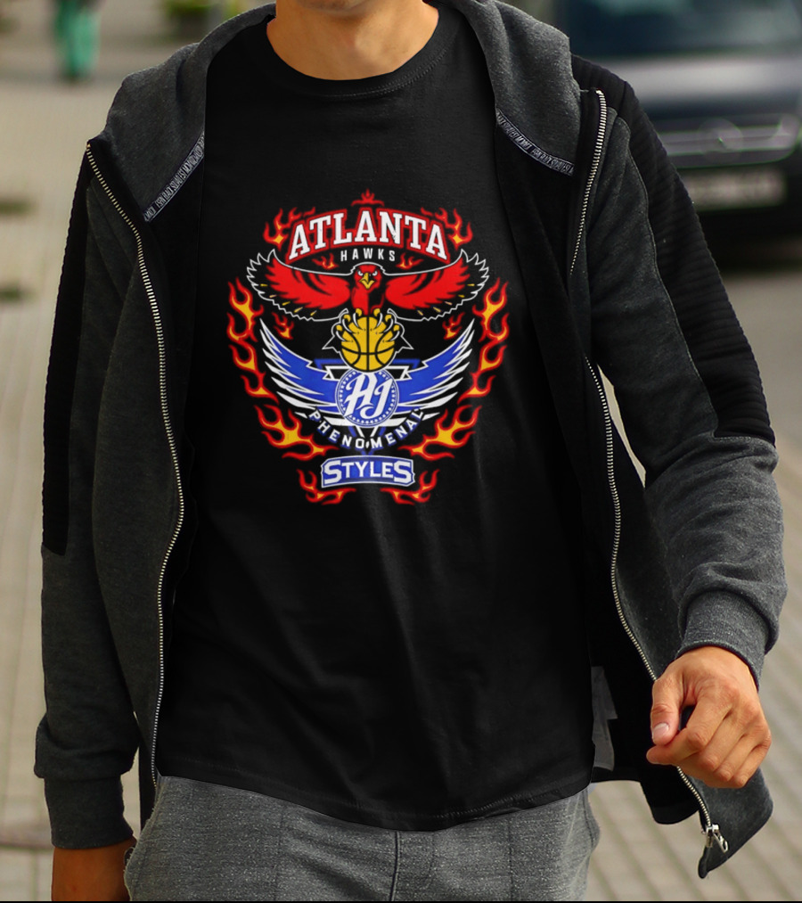 AJ Styles Phenomenal Atlanta Hawks T-Shirt