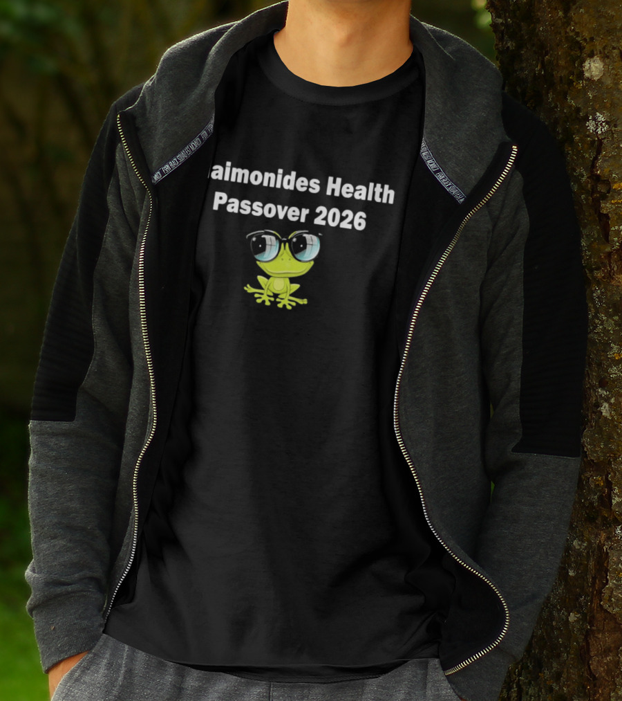 Maimonides Health Passover 2026 Frog T-Shirt