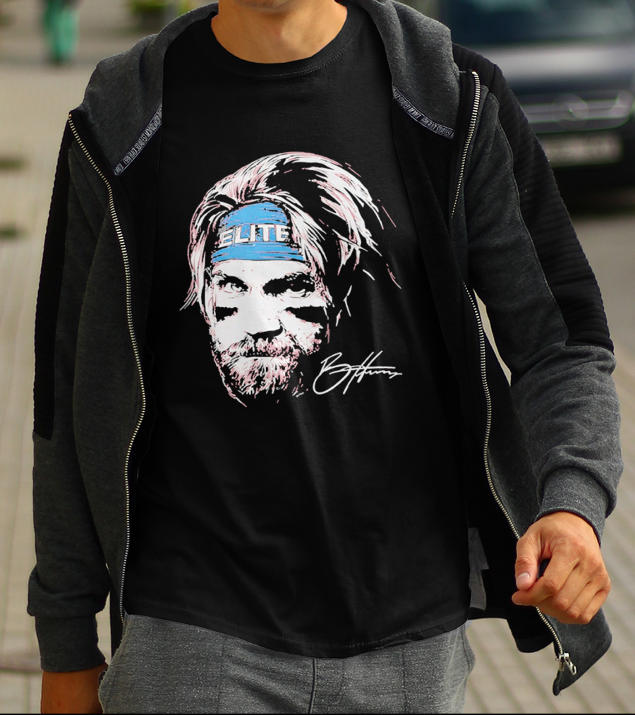 Bryce Harper Elite Iconic Philadelphia Baseball Legend Signature Look T-Shirt