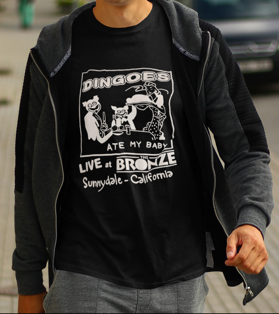 Dingoes Ate My Baby Concert At The Bronze Sunnydale California T-Shirt