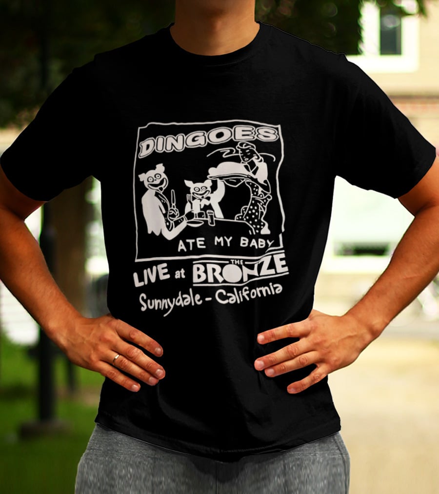 Dingoes Ate My Baby Concert At The Bronze Sunnydale California T-Shirt