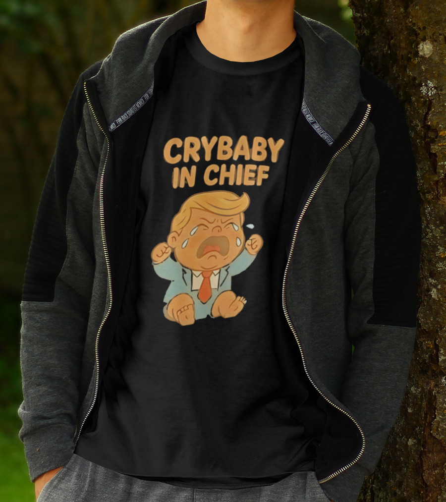 Crybaby In Chief Donald Trump Cartoon T-Shirt