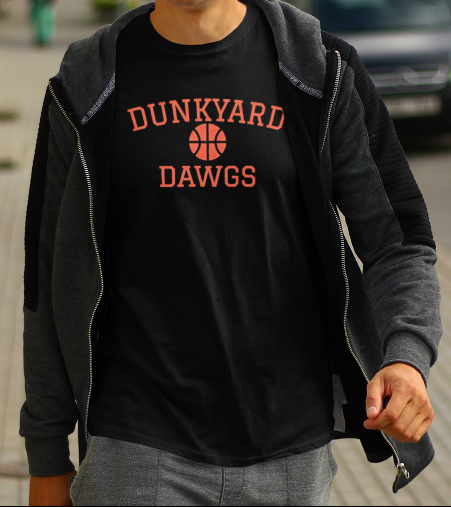 Dunkyard Dawgs Basketball Georgia Bulldogs Fan T-Shirt