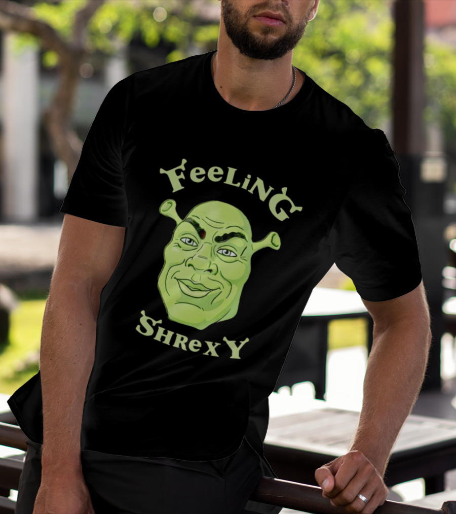 Feeling Shrexy Meme Character Face T-Shirt