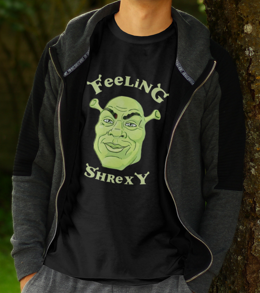 Feeling Shrexy Meme Character Face T-Shirt
