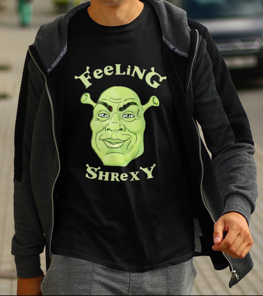 Feeling Shrexy Meme Character Face T-Shirt