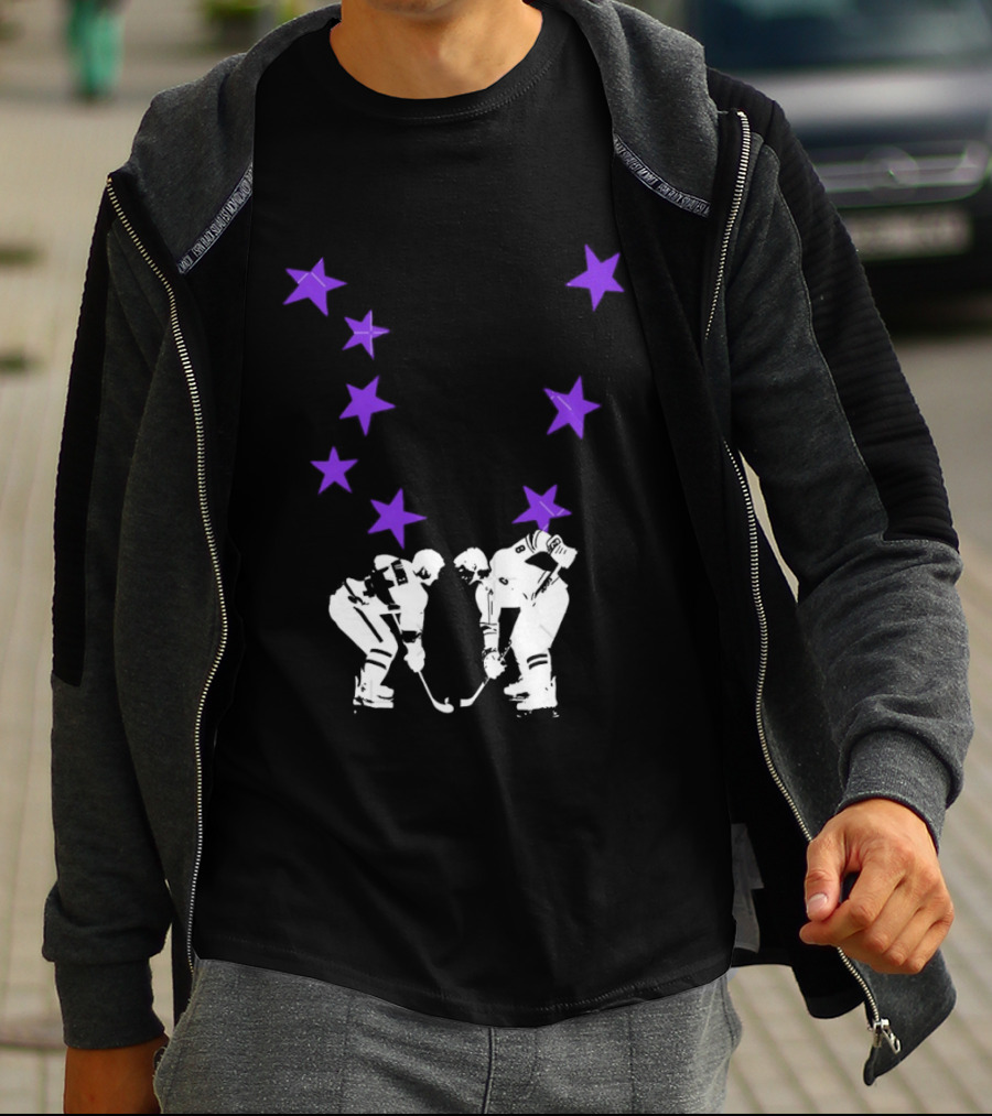 Ilya Rozanov Shane Hollander Rivalry Stars Hockey Romance Players Purple Stars T-Shirt