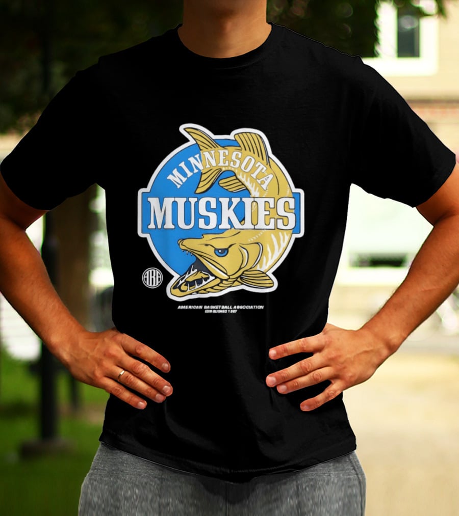Minnesota Muskies ABA 1967 Vintage Team T-Shirt