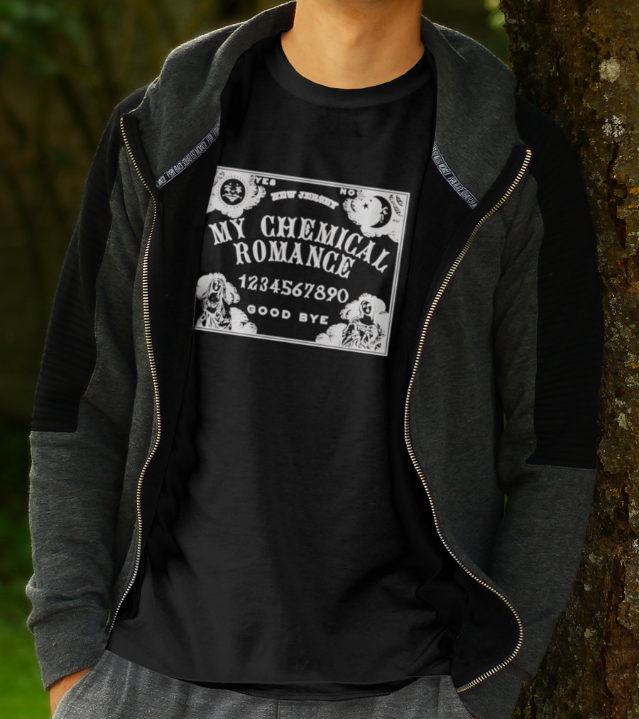 Yes No Spirit Board My Chemical Romance 1234567890 Goodbye T-Shirt