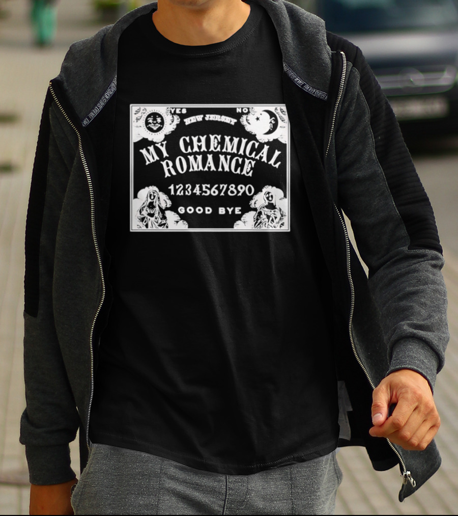 Yes No Spirit Board My Chemical Romance 1234567890 Goodbye T-Shirt
