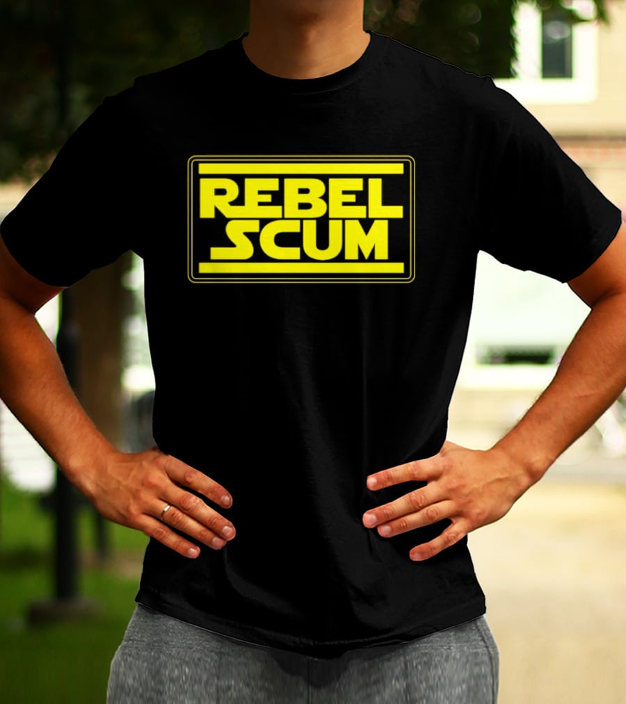 Rebel Scum Star Wars Inspired Yellow T-Shirt